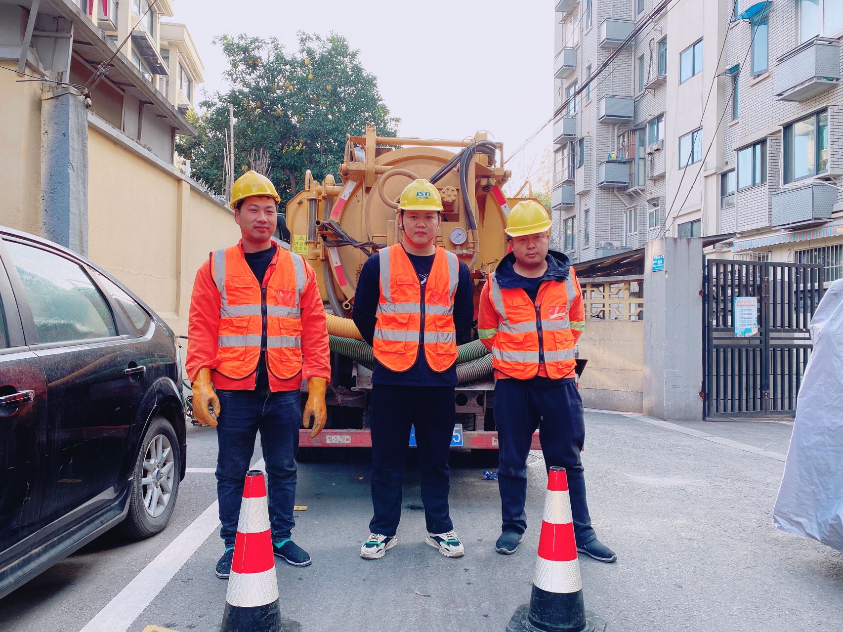 丹徒南京某小区管道清淤检测施工